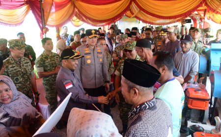 Hadiri Panen Raya TNI Wabup Bengkalis Perkuat Ketahanan Pangan