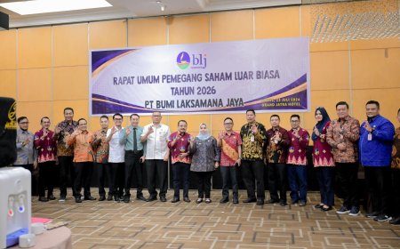 Bupati Bengkalis Hadiri RUPS LB PT BLJ Tetapkan Komisaris