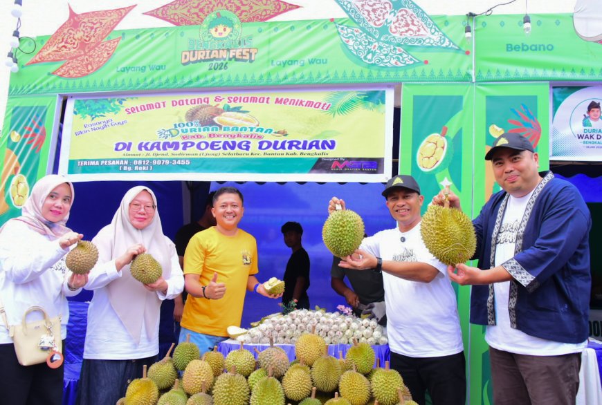 Dorong Pelestarian Warisan Lokal Wabup Bengkalis Buka Bengkalis Durian Fest
