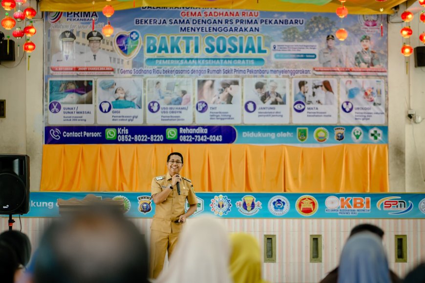 Sambut Bakar Tongkang 2026, Wabup Rohil Buka Sunat Massal dan Resmikan Sinergi RSUD Pratomo-RS Prima