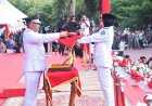Rangkaian HUT RI Ditutup Wabup Bengkalis Pimpin Penurunan