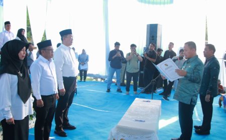 Ketua RT RW Sail Dikukuhkan Walikota Pekanbaru