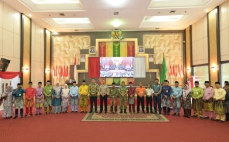 Wabup Bengkalis Ikuti Pidato Presiden Dorong Sinergi Pembangunan