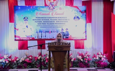 Bupati Bengkalis Temui Veteran dan Paskibraka Rawat Semangat