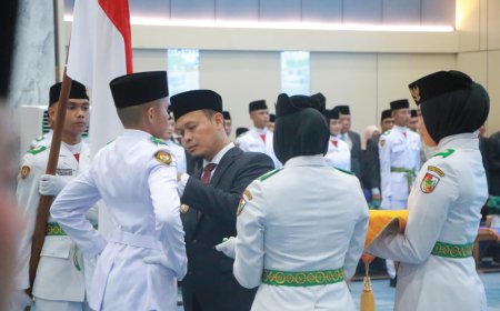 Wali Kota Pekanbaru Resmi Kukuhkan Puluhan Anggota Paskibraka