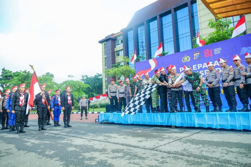 Tim Ekspedisi Merah Putih Dilepas Wawako Pekanbaru Bersama