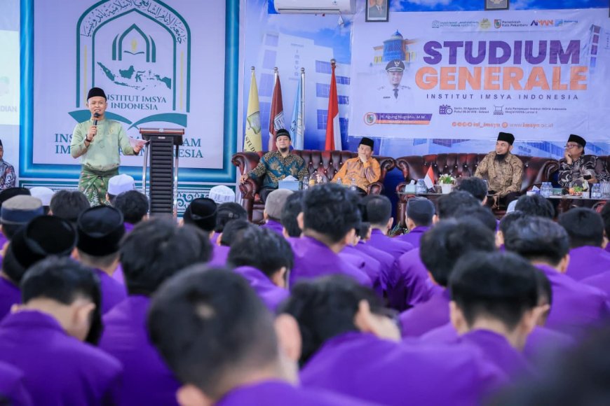 Mahasiswa Institut IMSYA Pekanbaru Terima Motivasi Dari Wako