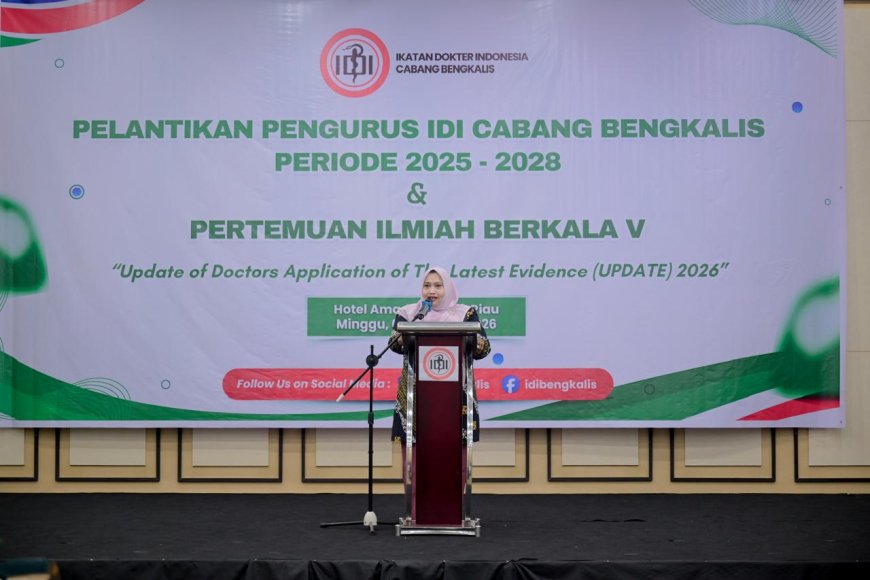 Lantik IDI Bupati Bengkalis Tegaskan Kualitas Pelayanan Kesehatan