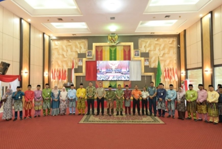 Wabup Bengkalis Ikuti Pidato Presiden Dorong Sinergi Pembangunan
