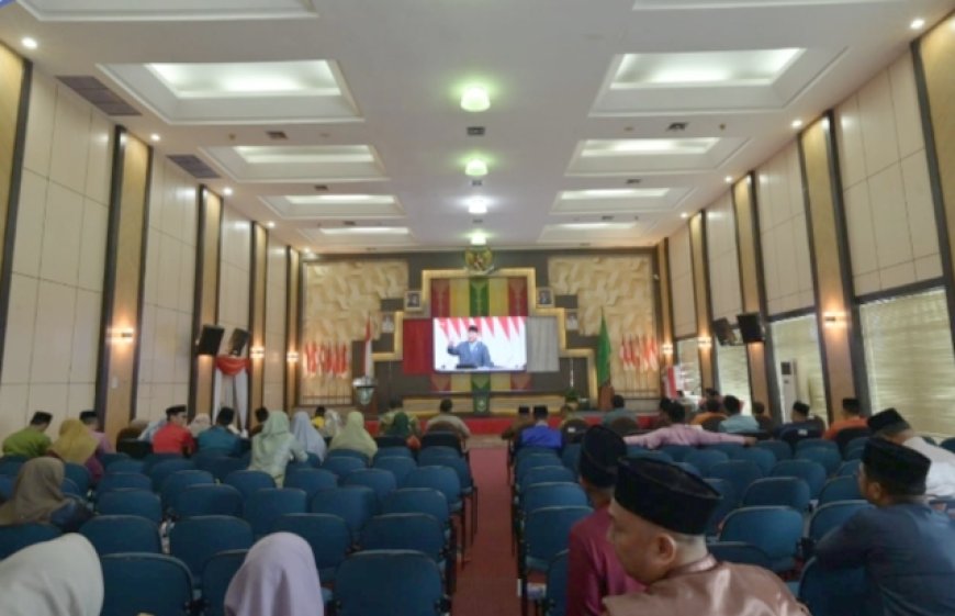 Wabup Bengkalis Ikuti Pidato Presiden Dorong Sinergi Pembangunan