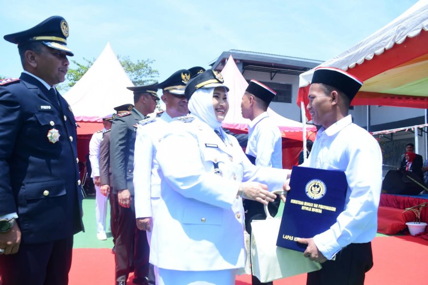 Dihadiri Bupati Napi Bengkalis Terima Remisi