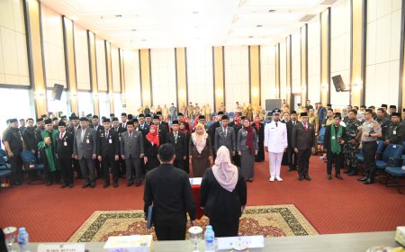 Bupati Bengkalis Lantik Tiga Puluh Delapan Pejabat Administrator