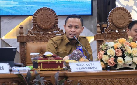 Rapat Forkopimda Dipimpin Wako Pekanbaru Bahas Isu Kota