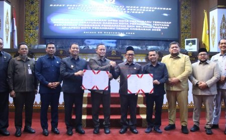 APBD Perubahan Pekanbaru Disahkan Sebesar Triliun Rupiah