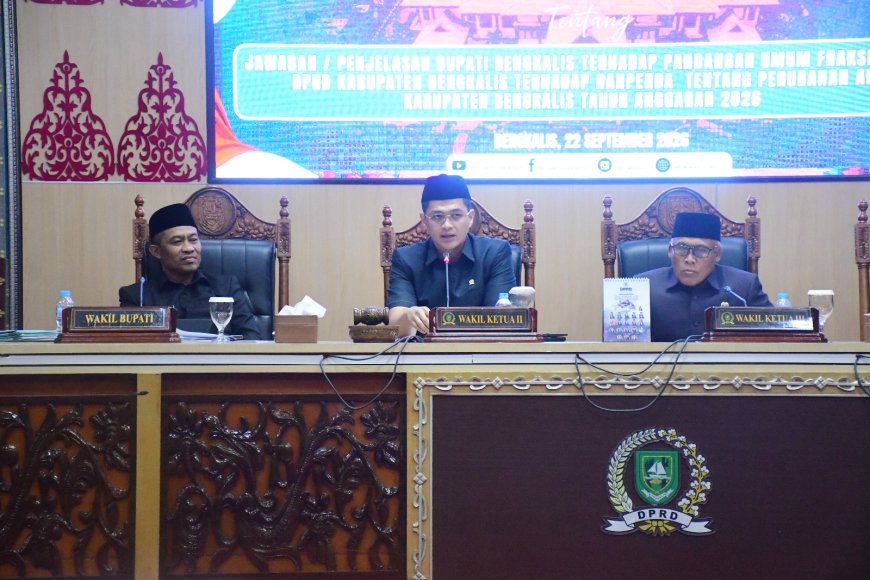 Bupati Bengkalis Pastikan Perubahan APBD Bermanfaat Bagi Warga
