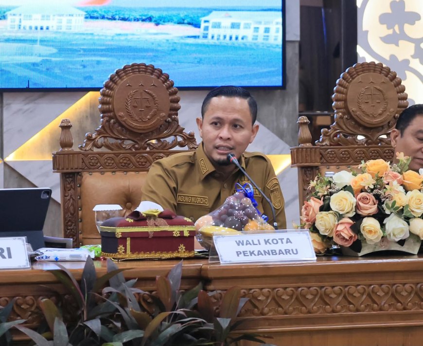 Rapat Forkopimda Dipimpin Wako Pekanbaru Bahas Isu Kota