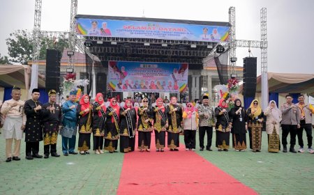 Bupati Bengkalis Hadiri Porseni IGTKI dan Beri Arahan