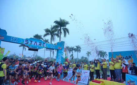 Ribuan Pelari Ramaikan Siak Run 2026, Pemkab Siak Dorong Sport Tourism