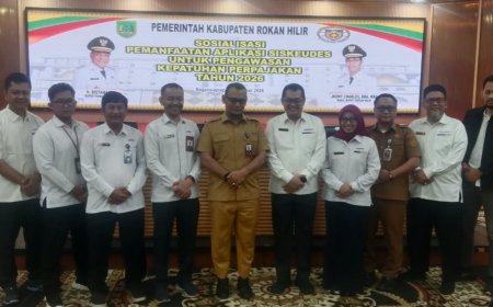 Pemkab Rohil Perkuat Pengawasan Perpajakan dan Tata Kelola Keuangan Kepenghuluan