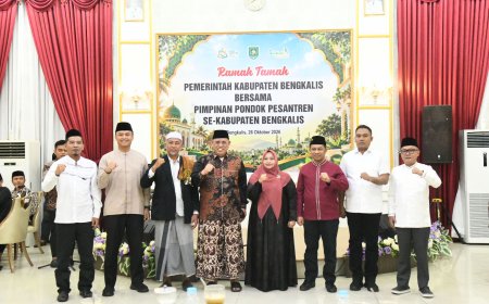 Dukung Pendidikan Pesantren Bupati Bengkalis Gelar Ramah Tamah