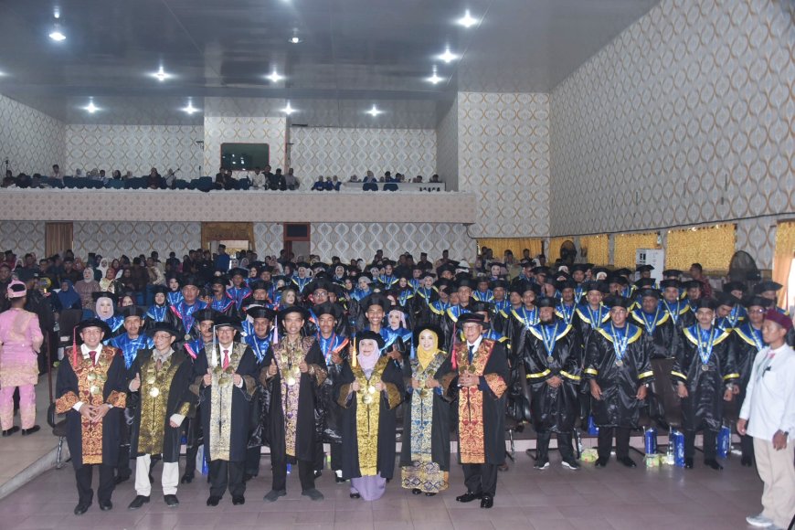 Hadiri Wisuda IsNJ Bengkalis Bupati Kasmarni Beri Pesan