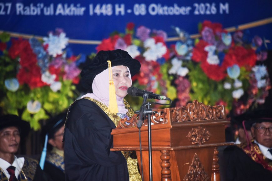 Hadiri Wisuda IsNJ Bengkalis Bupati Kasmarni Beri Pesan