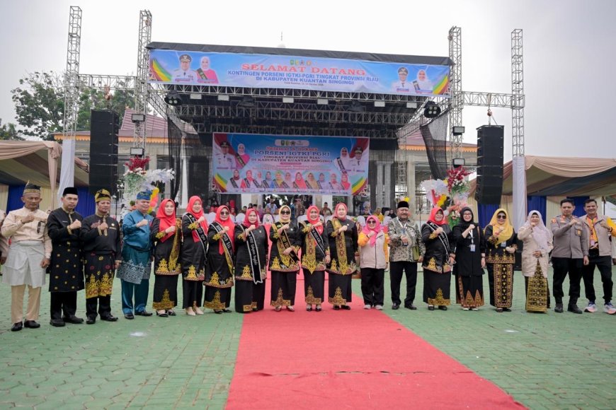 Bupati Bengkalis Hadiri Porseni IGTKI dan Beri Arahan