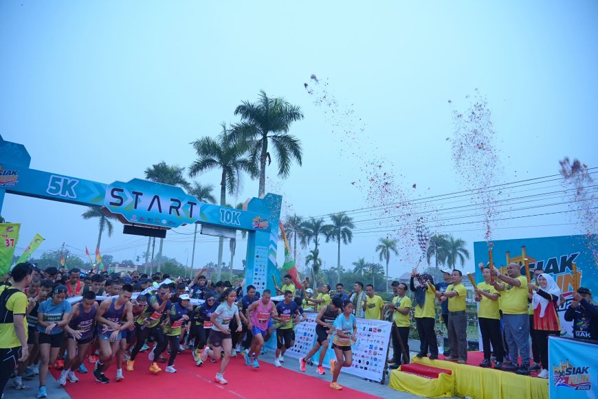 Ribuan Pelari Ramaikan Siak Run 2026, Pemkab Siak Dorong Sport Tourism