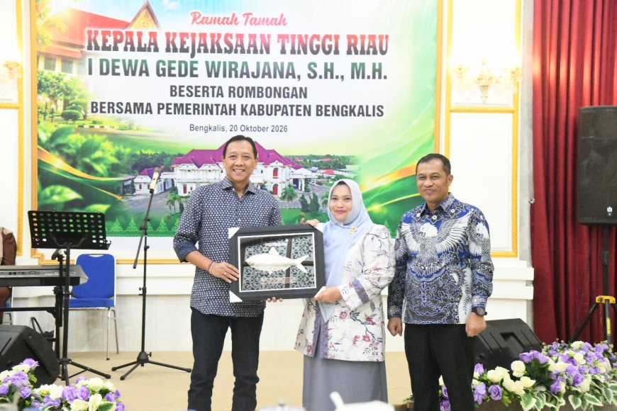 Sambut Kajati Bupati Bengkalis Perkuat Tata Kelola Pemerintahan