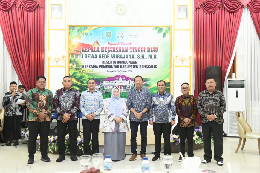 Sambut Kajati Bupati Bengkalis Perkuat Tata Kelola Pemerintahan