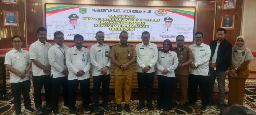Pemkab Rohil Perkuat Pengawasan Perpajakan dan Tata Kelola Keuangan Kepenghuluan