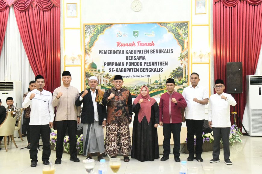 Dukung Pendidikan Pesantren Bupati Bengkalis Gelar Ramah Tamah