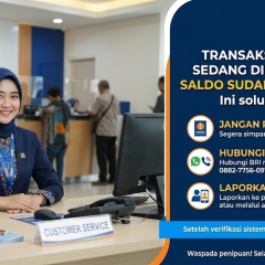 transaksi di BRImo sedang diproses tapi saldo sudah terpotong. Ini solusinya ya